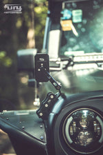 FURY Hood Side Auxiliary Mirror for Jeep Wrangler JK/JL/JT