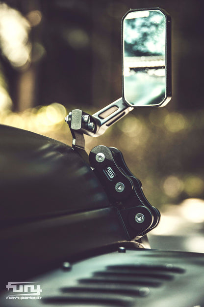 FURY Hood Side Auxiliary Mirror for Jeep Wrangler JK/JL/JT