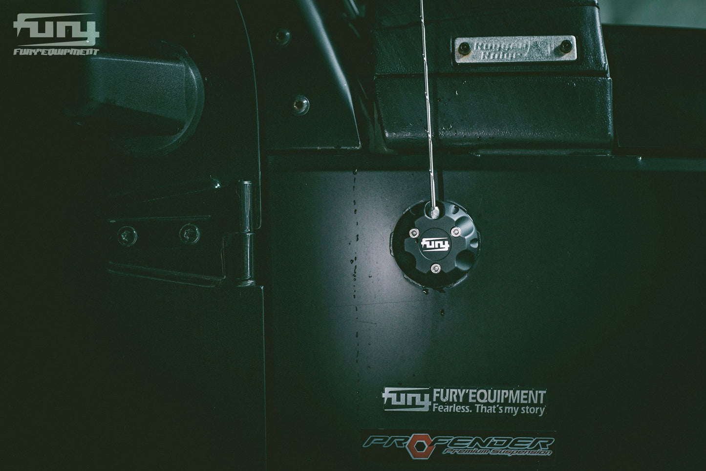 FURY Antenna Base Cover For Jeep Wrangler