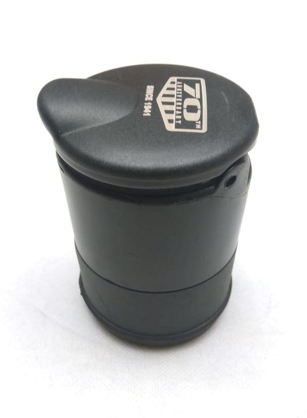 Black Ashtray "70th Anniversary" For Jeep Wrangler