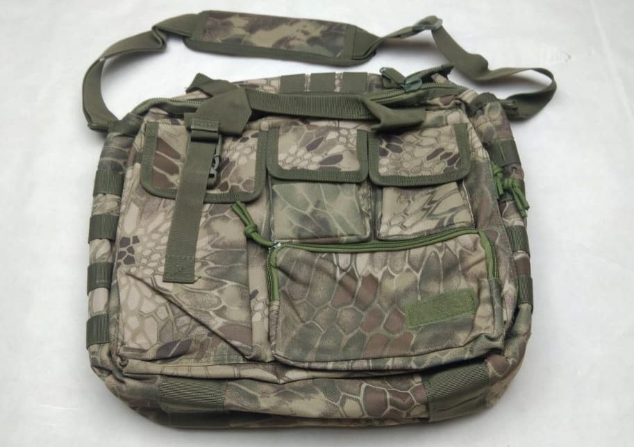 Shoulder Bag with Army Design