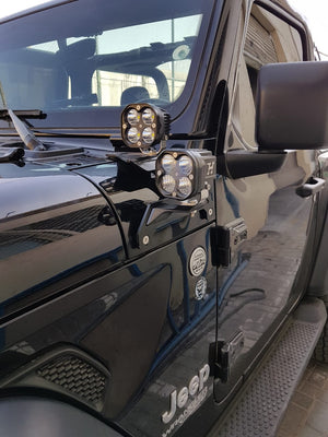 HURRICANE LED CNC SPOT Work Lights for Jeep Wrangler