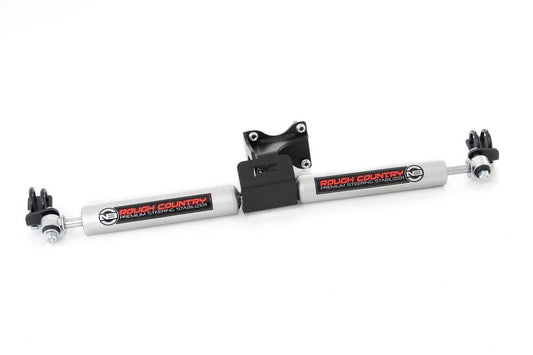 Rough Country N3 Dual Steering Stabilizer for Jeep Wrangler JK
