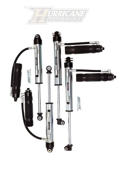 Hurricane Performance Extreme Seires  2.5", Single Tube Bypass Shocks  with Remote Resevoir for Jeep Wrangler JL,JT & 392