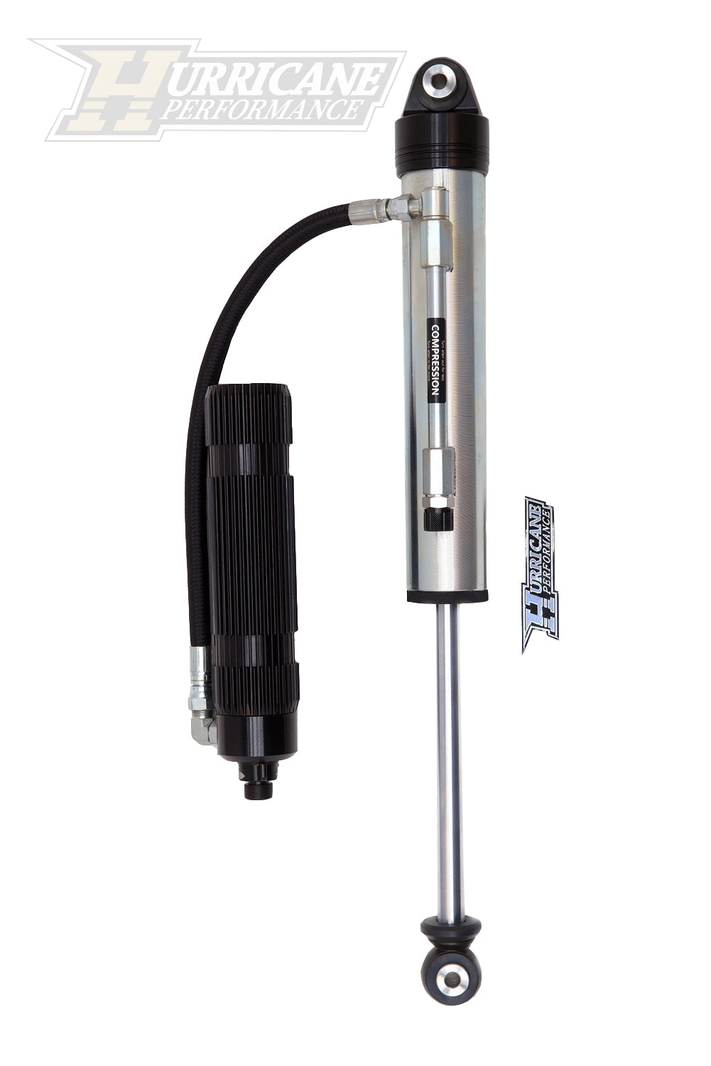 Hurricane Performance Extreme Seires  2.5", Single Tube Bypass Shocks  with Remote Resevoir for Jeep Wrangler JL,JT & 392