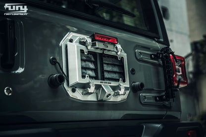 FURY TAIL DOOR LICENSE PLATE FRAME FOR JEEP WRANGLER JL