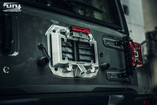 FURY TAIL DOOR LICENSE PLATE FRAME FOR JEEP WRANGLER JL