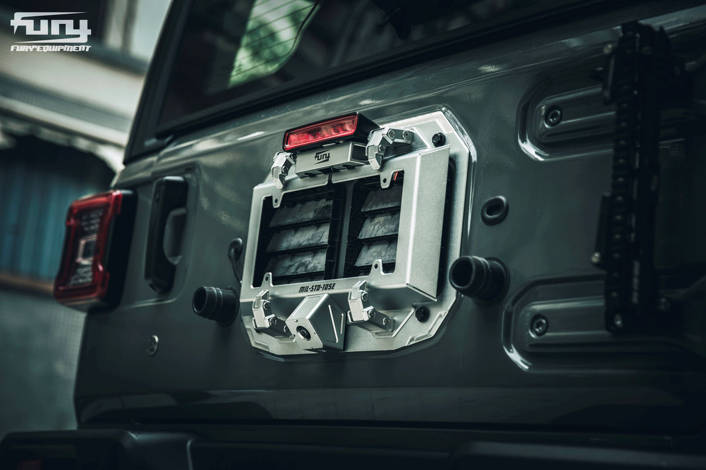 FURY TAIL DOOR LICENSE PLATE FRAME FOR JEEP WRANGLER JL