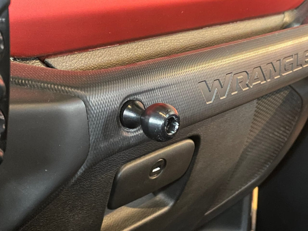 Bullet Point Passenger Phone Holder Mounting Ball For Jeep Wrangler  JL/ JT Gladiator