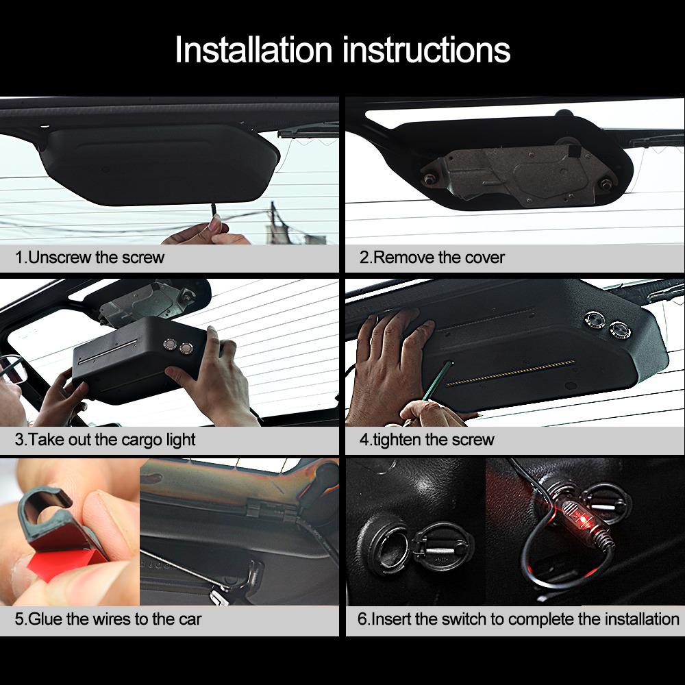 AMR Rear Glass Led Light for Jeep Wrangler JL