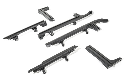 Mopar Twill Soft Top Kit (Black with Clear Windows) for Jeep Wrangler JL 4 door