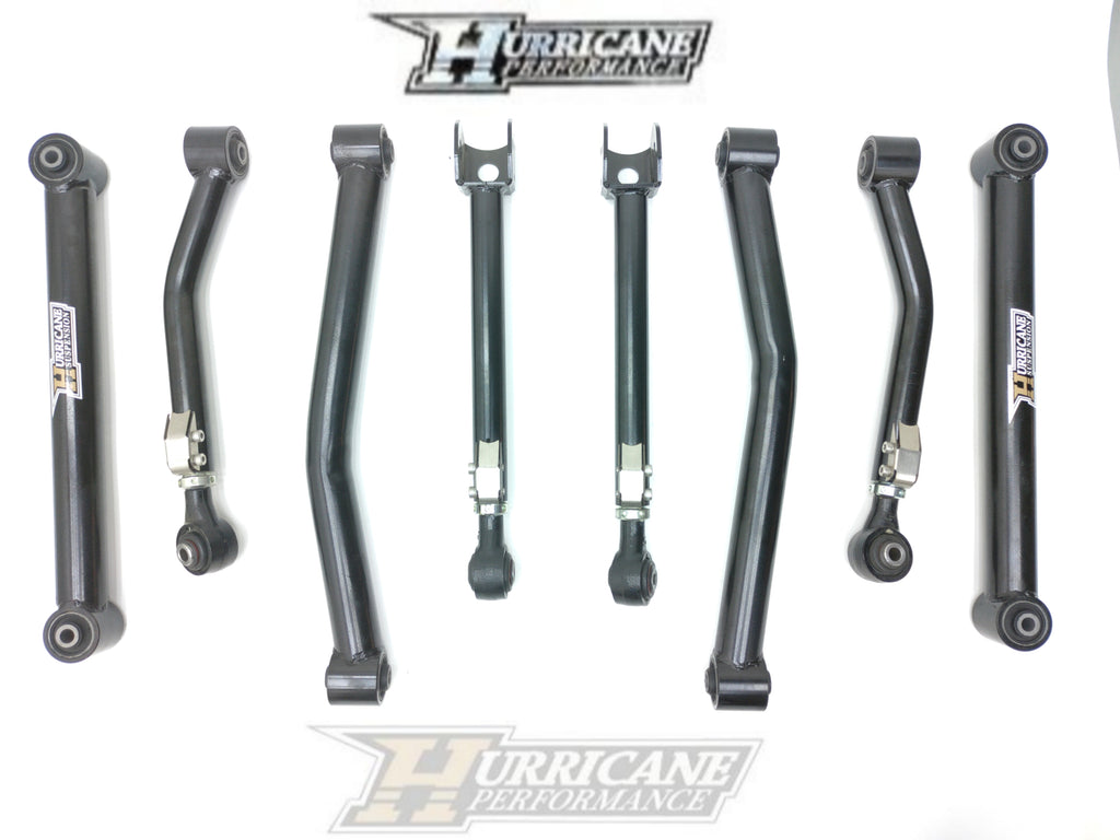 Hurricane Control Arms With Adjustable Upper Control Arms For Jeep Wrangler JK