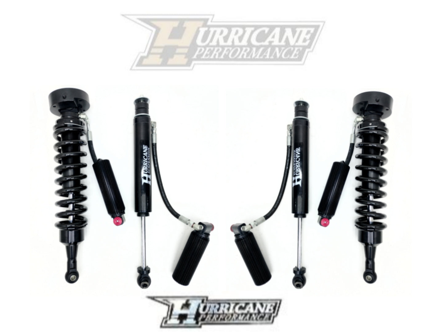 HURRICANE RACING ADVENTURE SERIES 2.5 SINGLE ADJUSTABLE SHOCKS FOR LAND CRUISER LC200 Support  0-2" Lift