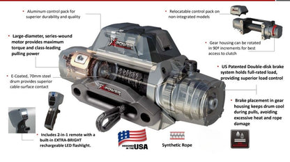 X- Power XP Series Winch 12000LB