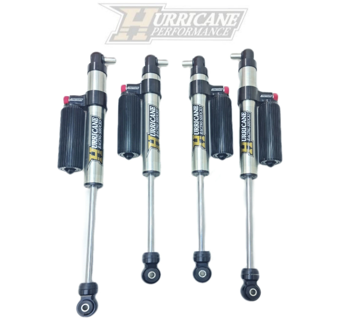 Hurricane Performance Shocks 2", With Reservoir, Adjustable for Jeep Wrangler JL/JT