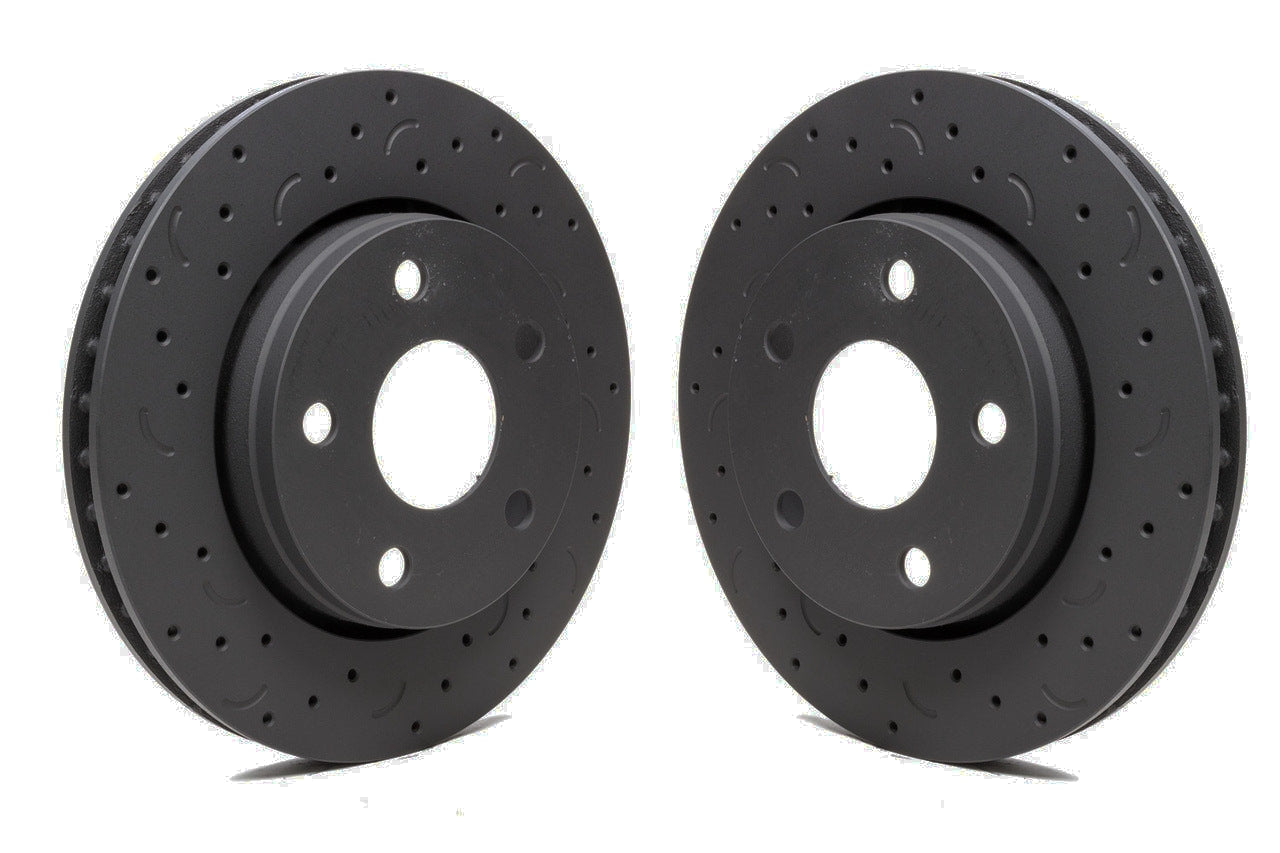 Hawk Talon Slotted & Drilled Brake Discs For Jeep Wrangler JK