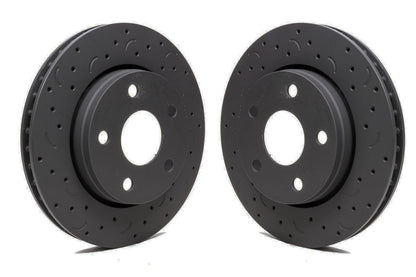 Hawk Talon Slotted & Drilled Brake Discs For Jeep Wrangler JK