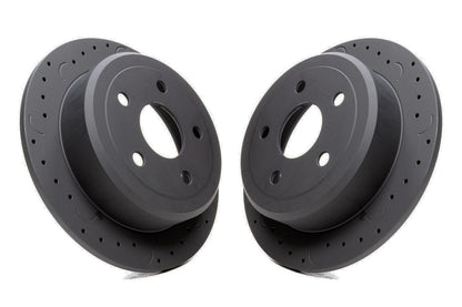 Hawk Talon Slotted & Drilled Brake Discs For Jeep Wrangler JK