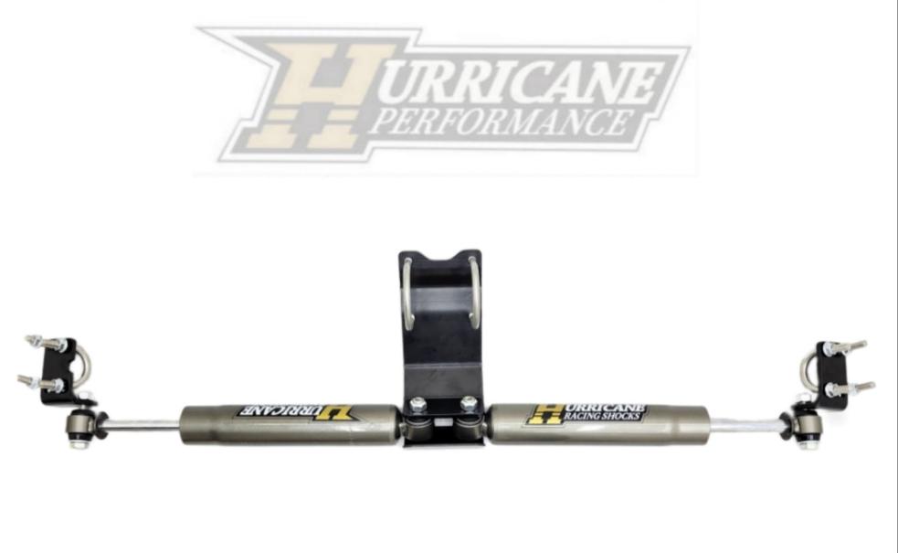 Hurricane Performance Dual Steering Stabilizer for Jeep Wrangler JK