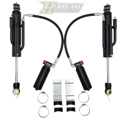 HURRICANE PERFORMANCE ADVENTURE SERIES 2.5 SINGLE COMPRESSION ADJUST COIL-OVER SHOCKS & REAR EXTERNAL BYPASS SHOCKS WITH REMOTE RESERVOIR FOR FJ CRUISER PRADO, 4RUNNER AND FORTUNER