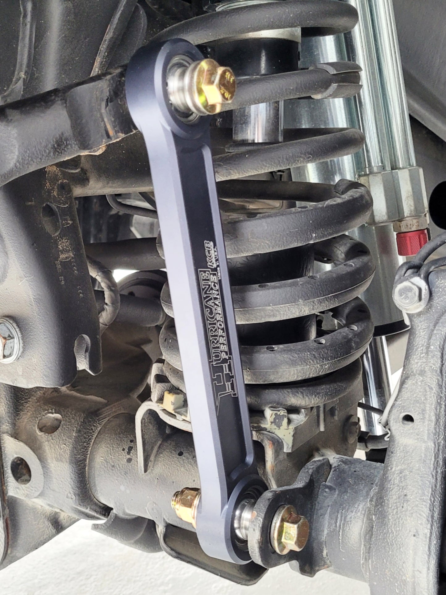 Hurricane Performance Forged Aluminium Front Sway Bar End Link with Heim Joints for Jeep Wrangler JL/JK