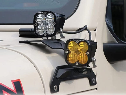 AMR Double Light Brackets for Jeep Wrangler JL / JT