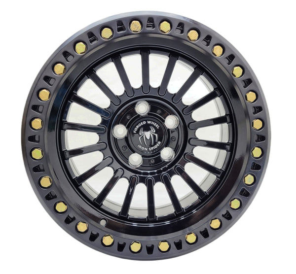 Iron Spider Forged Aluminum Beadlock Rims for Jeep Wrangler JK/JL/JT ...