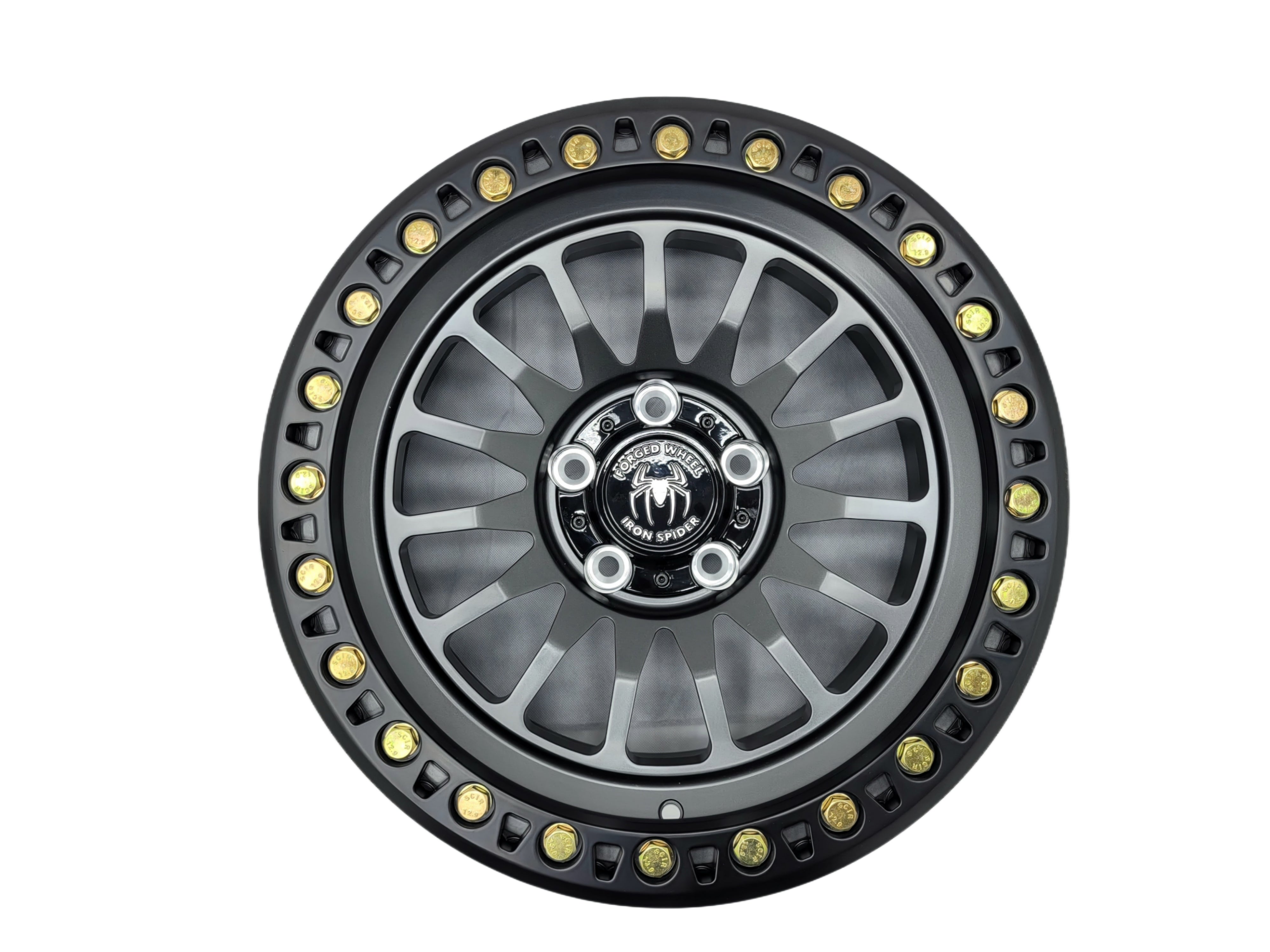 Iron Spider Forged Aluminum Beadlock Rims for Jeep Wrangler JK/JL/JT ...