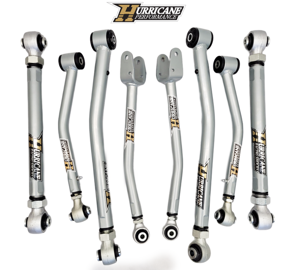 Hurricane Performance Super- Flex Forged Adjustable HD Control Arms for Jeep Wrangler JL