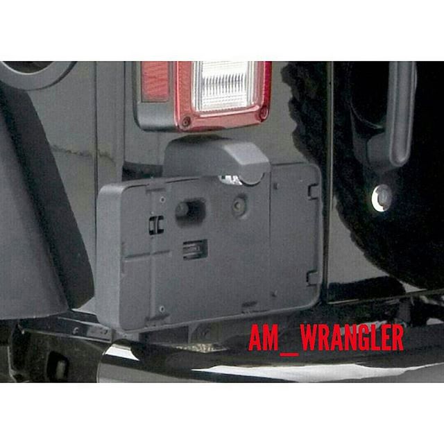 Number Plate Holder for Jeep Wrangler JK - am-wrangler