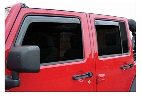Rain Visors for Jeep Wrangler JK - am-wrangler