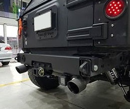 AMR Short Rear Bumper for Jeep Wrangler JK - am-wrangler