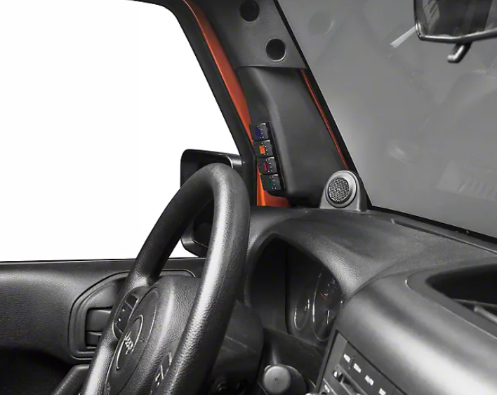 A- Pillar Switch Panel for Jeep Wrangler JK - am-wrangler