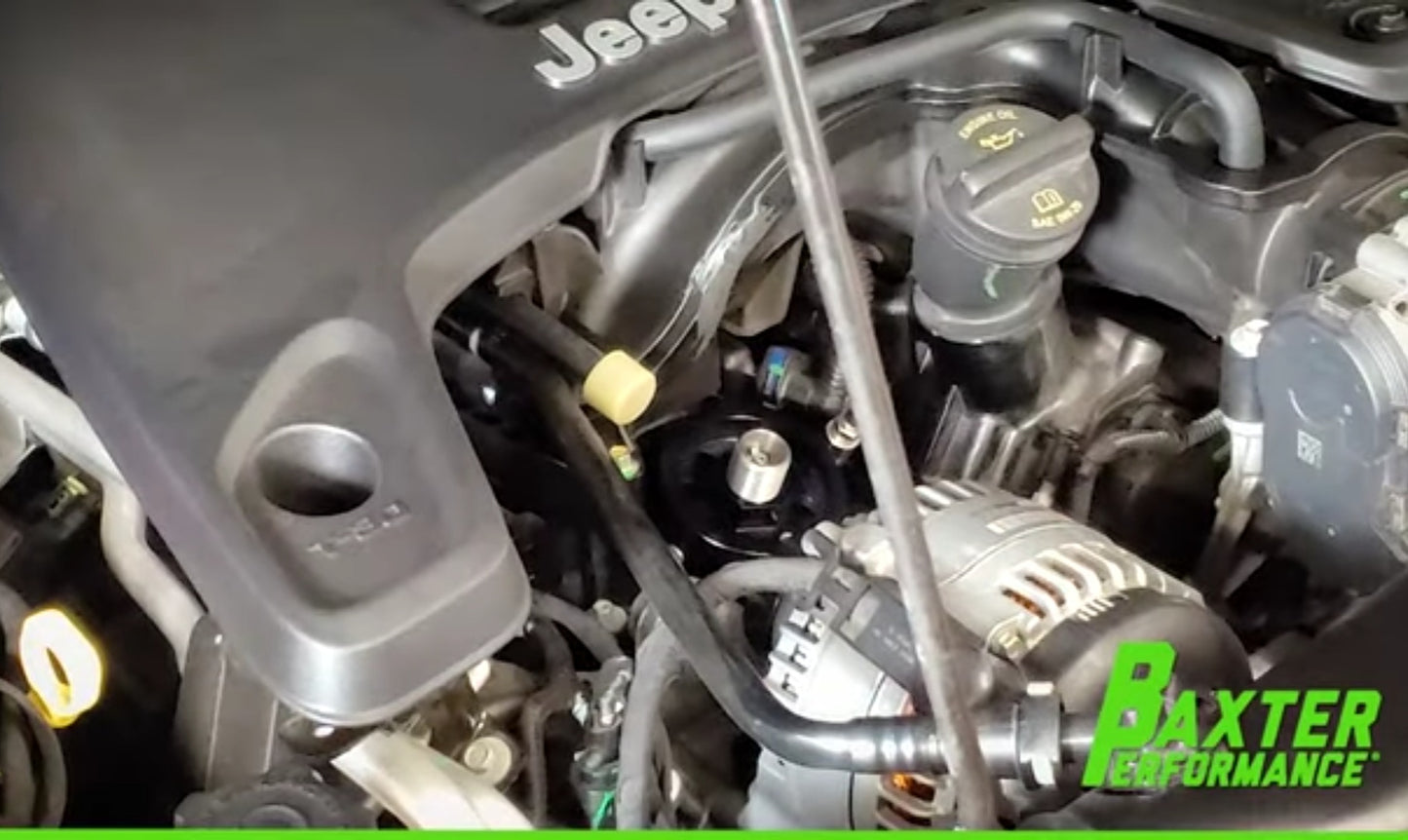 Baxter Performance Pentastar Cartridge to Spin-On Oil filter adapter MS-201-BK Fits 2014 + 3.2 and 3.6-liter Pentastar engines