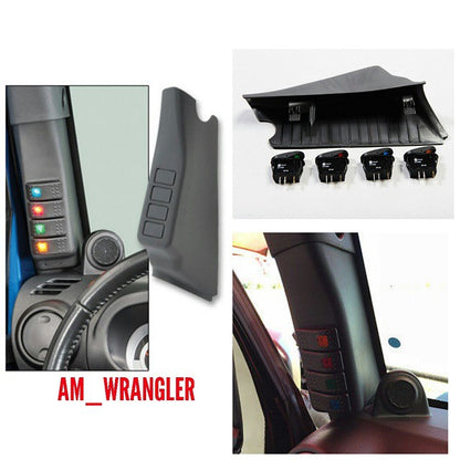 A- Pillar Switch Panel for Jeep Wrangler JK - am-wrangler