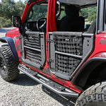 AMR Tube doors with mesh net for Jeep Wrangler JL/JT - am-wrangler