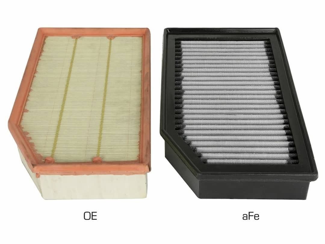 Air Filter from aFe Magnum FLOW Pro DRY S for Jeep Wrangler JL - am-wrangler