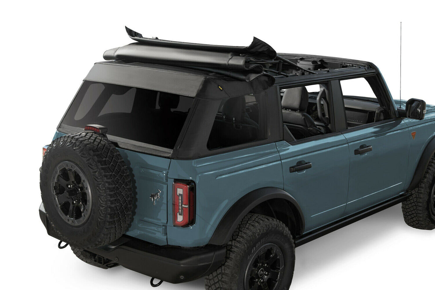 FORD 2021-2022 BRONCO 4 DOOR BLACK DIAMOND TREKTOP® SLANTBACK SOFT TOP FROM BESTOP