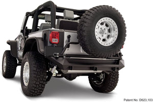 Bushwacker  Black Jeep Flat Style Fender Flare Set for Jeep Wrangler JK - am-wrangler