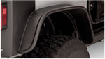 Bushwacker  Black Jeep Flat Style Fender Flare Set for Jeep Wrangler JK - am-wrangler