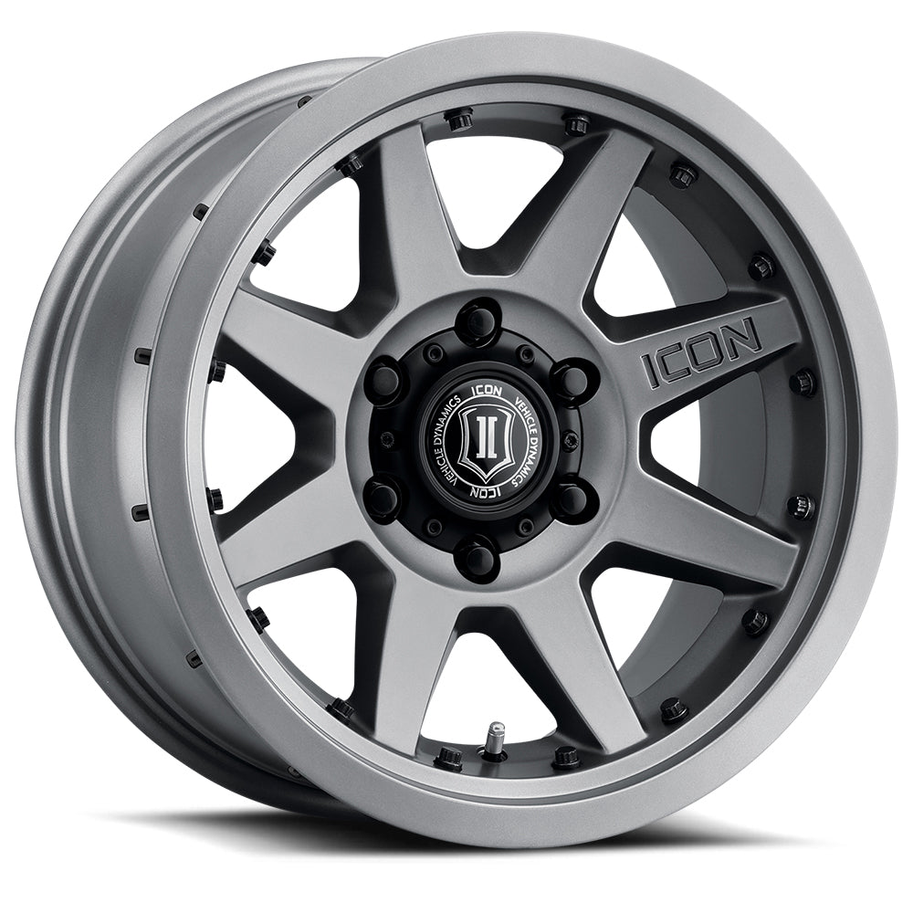 Rims for Jeep Wrangler JK/JL/JT -ICON REBOUND PRO -TITANIUM