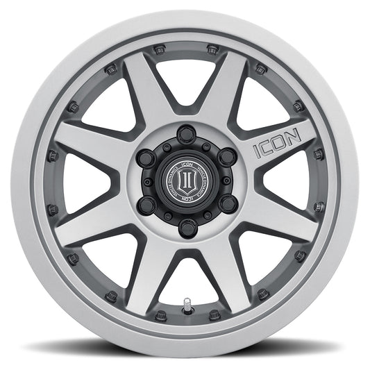 Rims for Toyota FJ, Ford Bronco & Nissan Y61 -ICON REBOUND PRO -TITANIUM