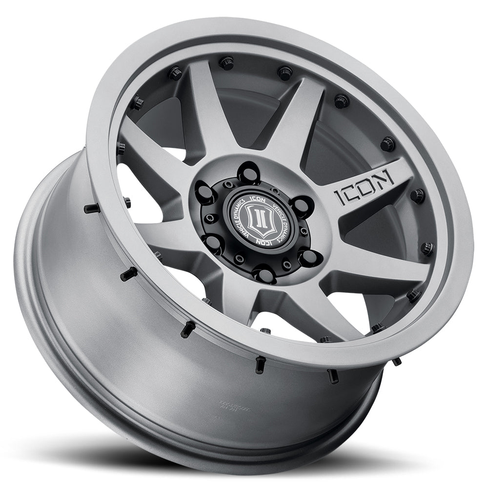 Rims for Toyota FJ, Ford Bronco & Nissan Y61 -ICON REBOUND PRO -TITANIUM