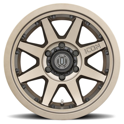 Rims for Toyota FJ, Ford Bronco & Nissan Y61 -ICON REBOUND PRO -BRONZE