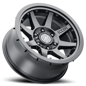 Rims for Toyota FJ, Ford Bronco & Nissan Y61 -ICON REBOUND PRO -SATIN BLACK