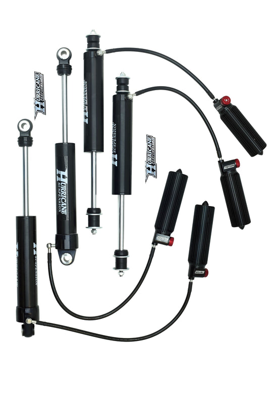 Hurricane Racing Adventure Series 2.5" Shocks , With Reservoir, Adjustable, applicable for 0" to 2" Lift Kit for Nissan Patrol Y60 & Y61